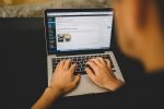 WordPress admin panel on a laptop