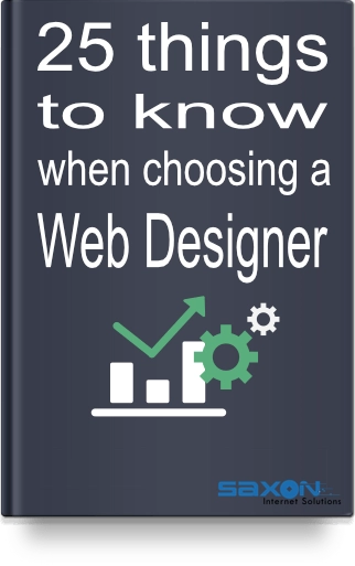 choosing a web designer mock book