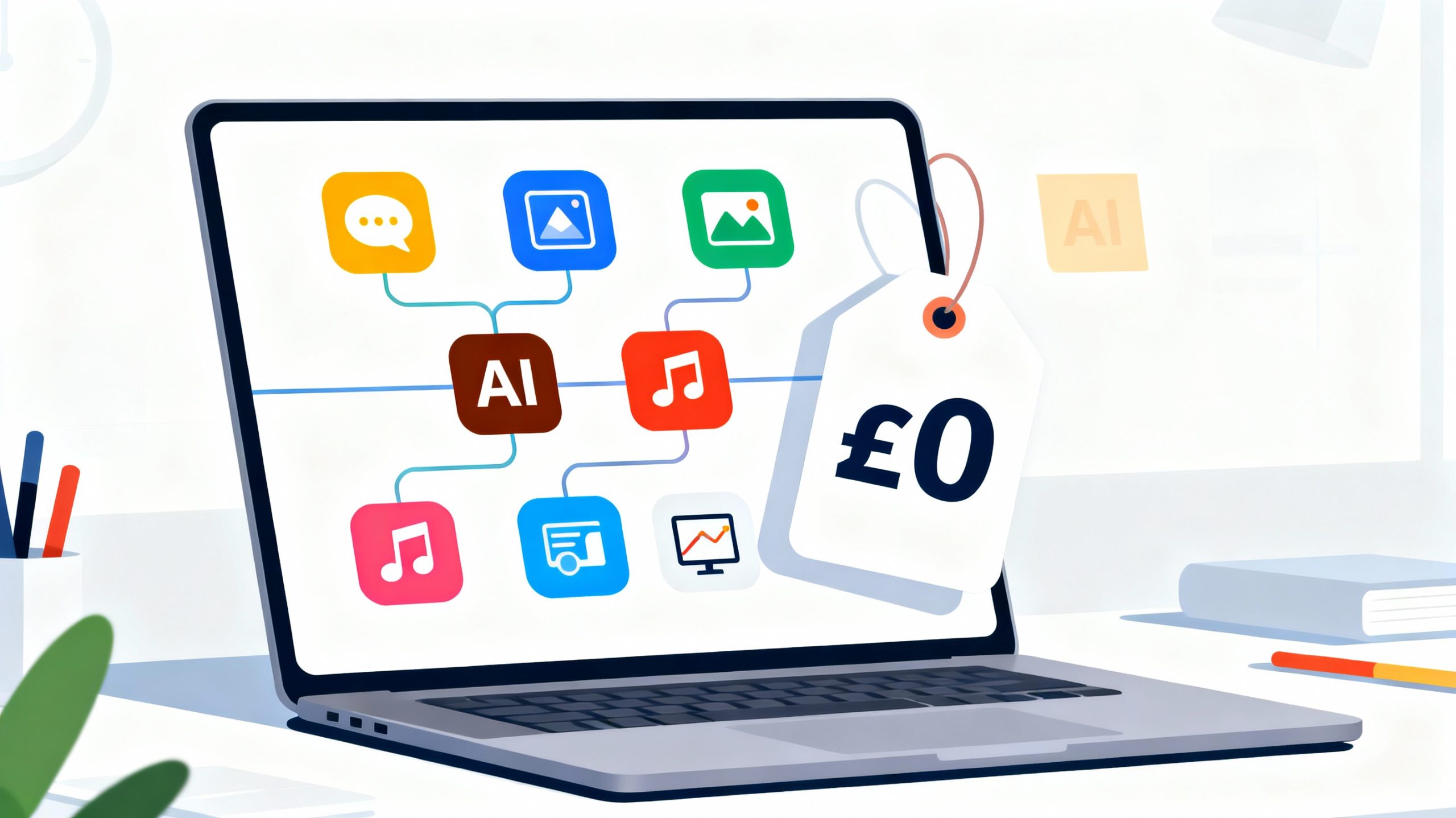 7 Free AI Tools That Can Save You Hundreds of Pounds Every Month