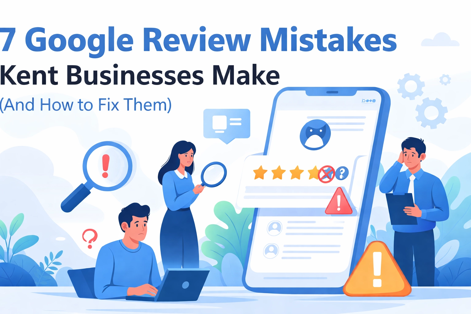 7 Google Review Mistakes Kent Businesses Make (And How to Fix Them)