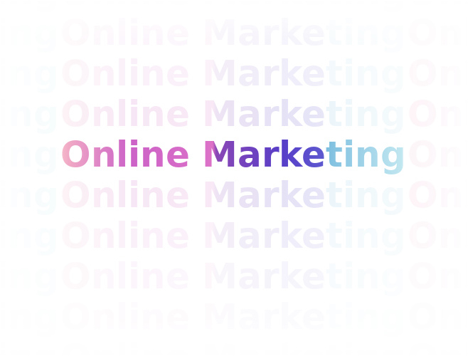 online marketing words